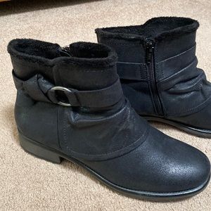 New Baretraps Season Black Ankle Booties Size 9.5